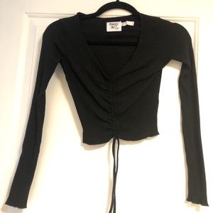 Princess Polly long sleeve crop top